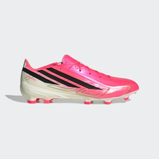 adidas F50 HYPERFAST LEAGUE Firm Ground Football Boots | Solar Turbo / Core Black / Gold Metallic | Men's