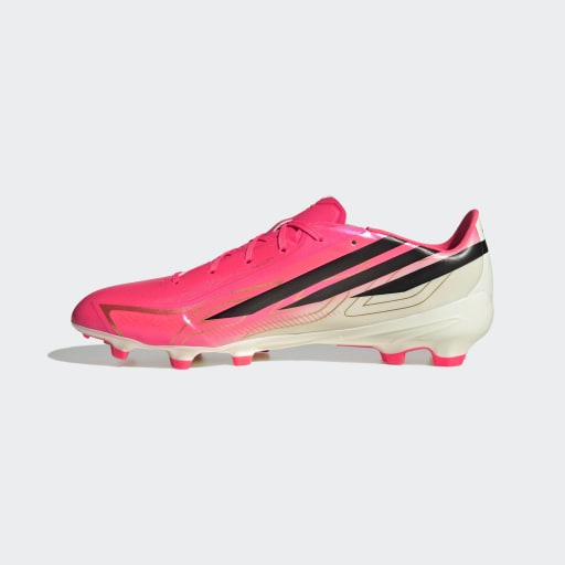 adidas F50 HYPERFAST LEAGUE Firm Ground Football Boots | Solar Turbo / Core Black / Gold Metallic | Men's
