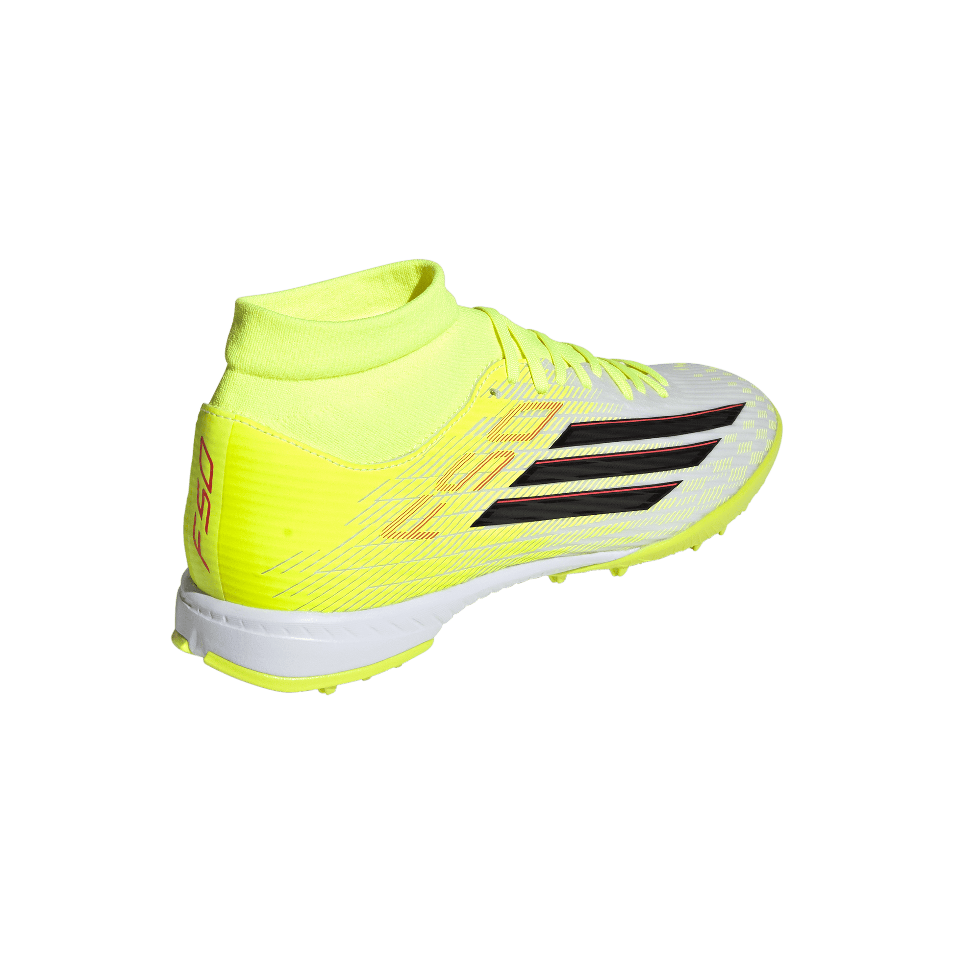 adidas F50 LEAGUE Mid Cut Turf Soccer Shoes | Team Solar Yellow 2