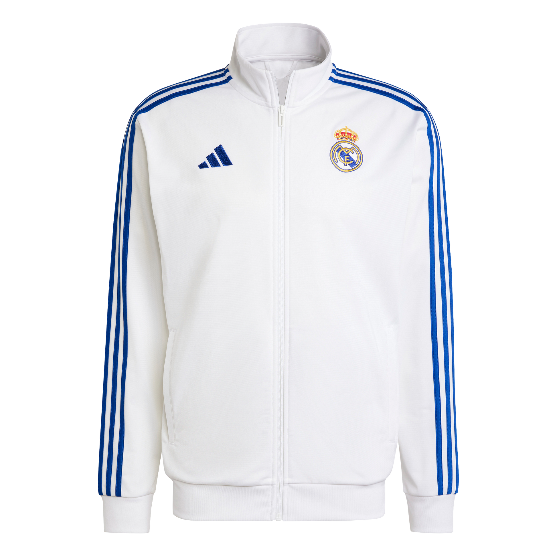 adidas Real Madrid DNA Track Top - Men's | White-Royal Blue Los