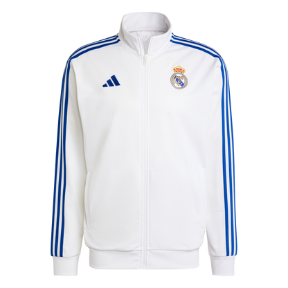 adidas Real Madrid DNA Track Top | White / Royal Blue | Men's