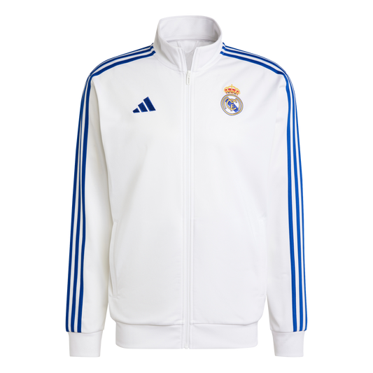 adidas Real Madrid DNA Track Top | White / Royal Blue | Men's