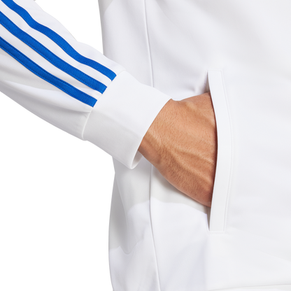 adidas Real Madrid DNA Track Top | White / Royal Blue | Men's