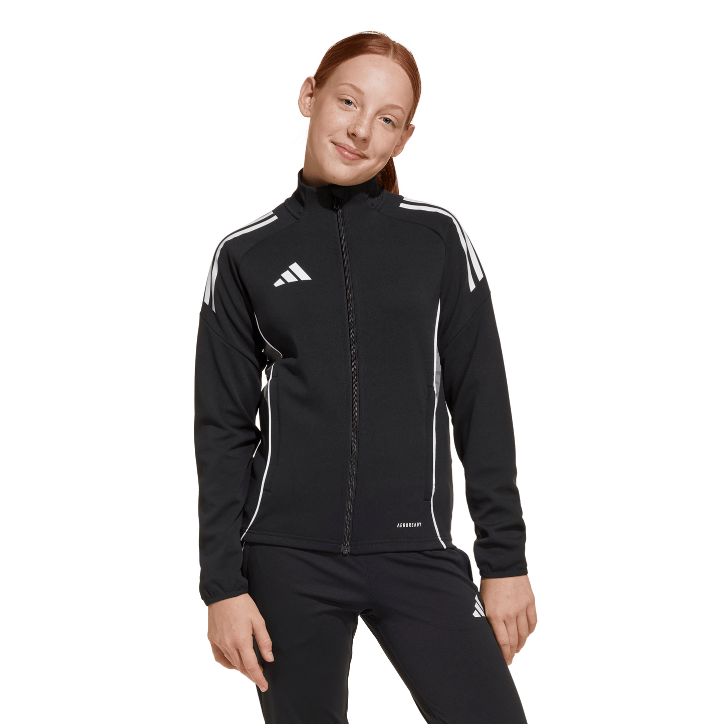 adidas Tiro25 Training Jacket | BLACK/TEGRFO | Kid's