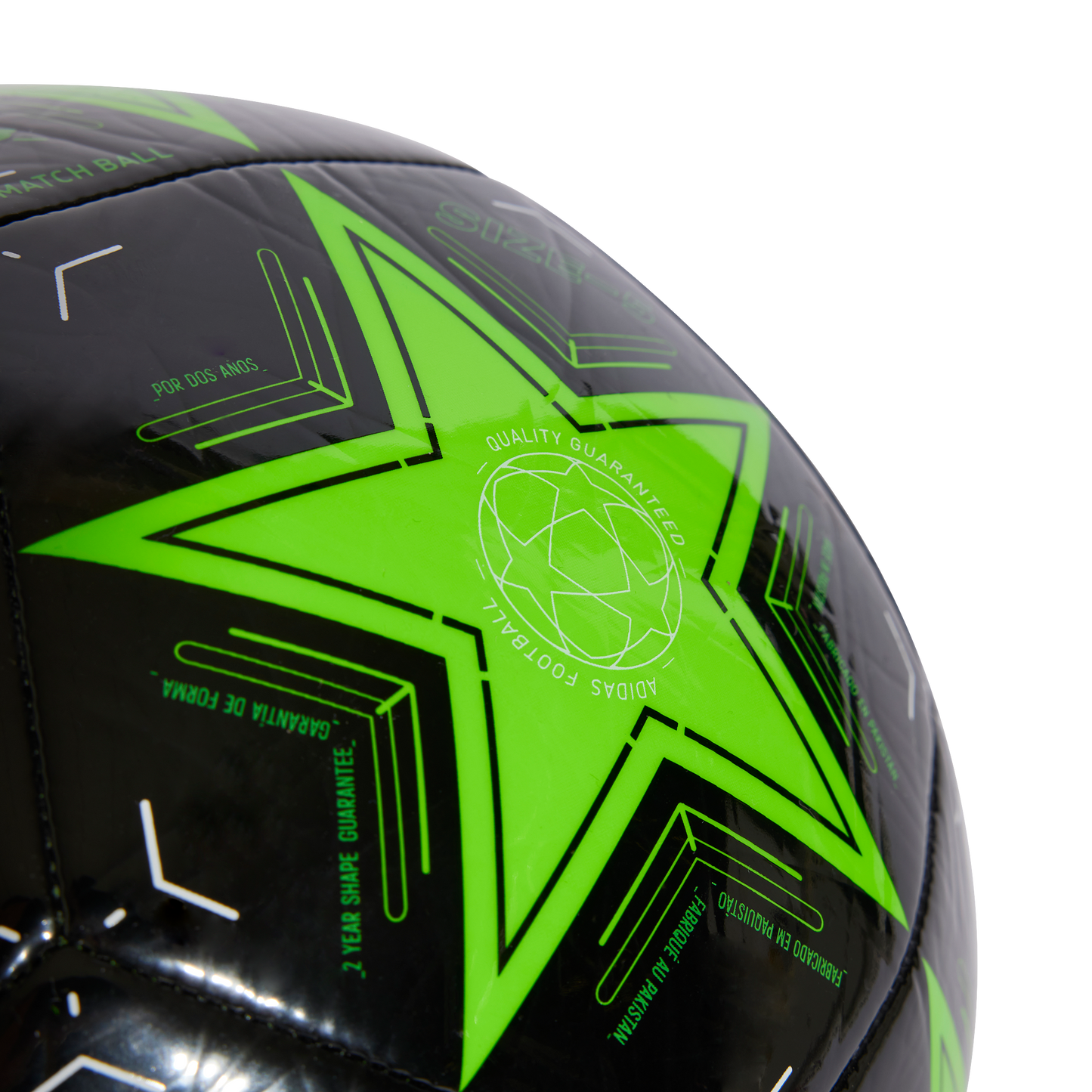 adidas UEFA Champions League 24/25 Ball | Solar Green / Black / White
