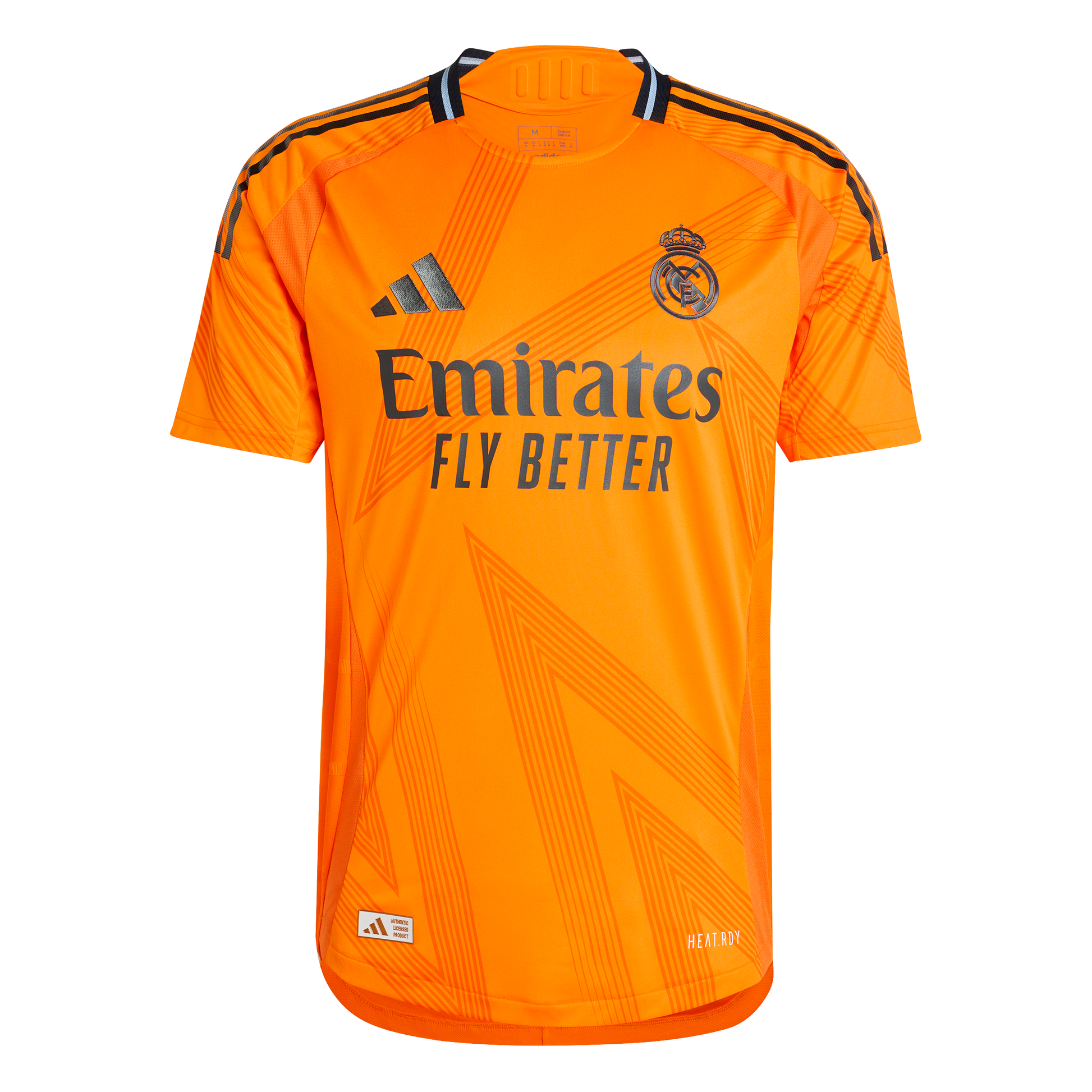 adidas Real Madrid 24/25 Authentic Away Jersey | Crew Orange adidas Real Madrid 24/25 Authentic Away Jersey | Crew Orange
