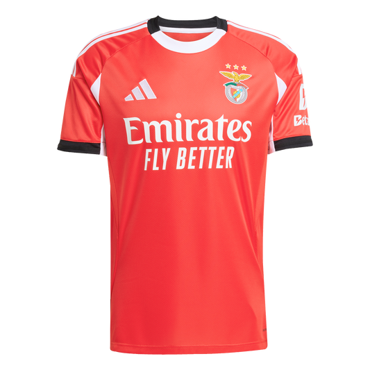 adidas Benfica 25/26 Home Jersey | Benfica Red | Men's