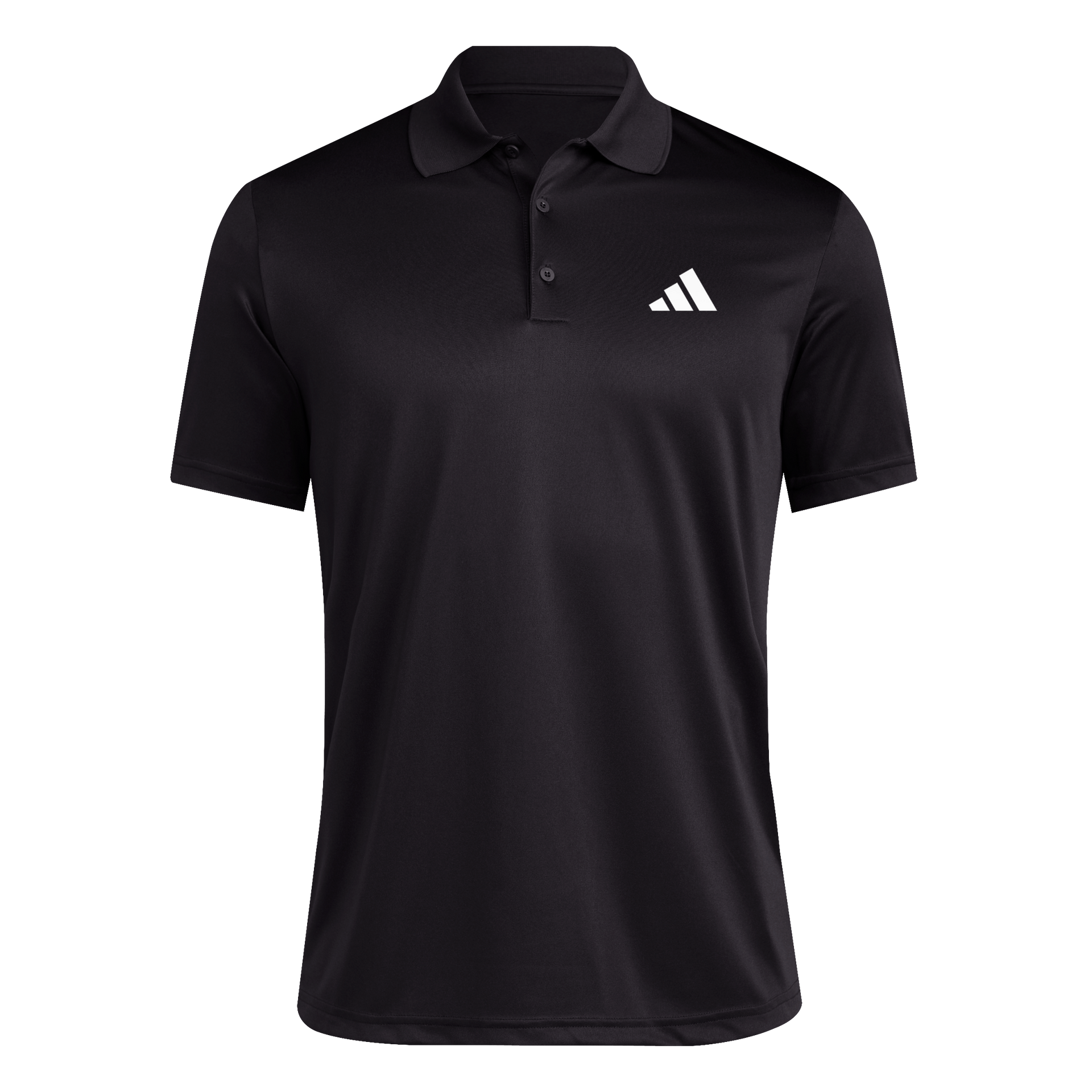 adidas Sideline Polo | Black / White | Men's – stripe 3 adidas