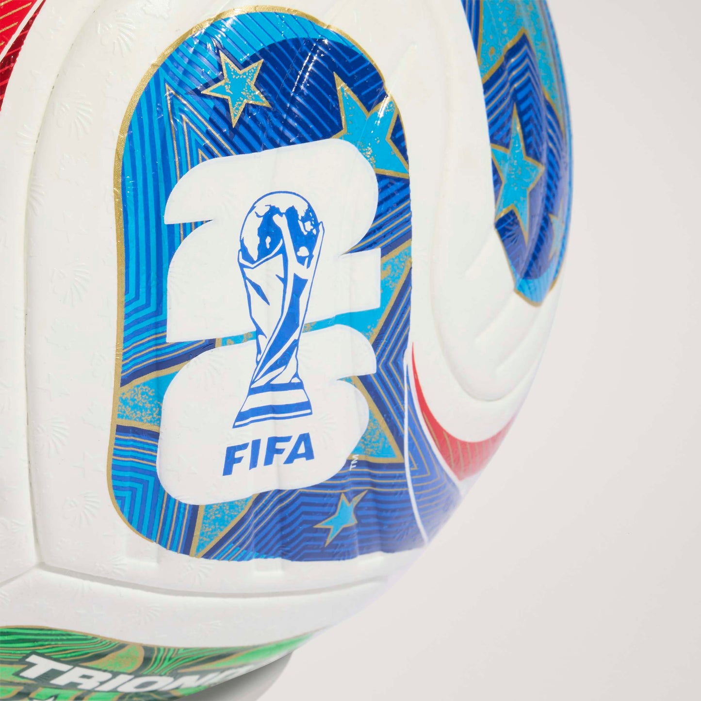adidas FIFA World Cup 26™ Trionda Pro Ball | White / Solar Blue / Hi-Res Red / Flash Lime