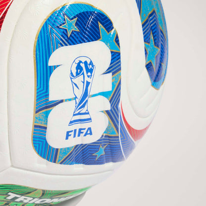 adidas FIFA World Cup 26™ Trionda Pro Ball | White / Solar Blue / Hi-Res Red / Flash Lime
