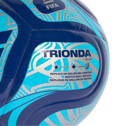 adidas FIFA World Cup 26™ Trionda Club Ball | Night Indigo / Semi Pink Glow / Silver Metallic