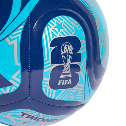 adidas FIFA World Cup 26™ Trionda Club Ball | Night Indigo / Semi Pink Glow / Silver Metallic