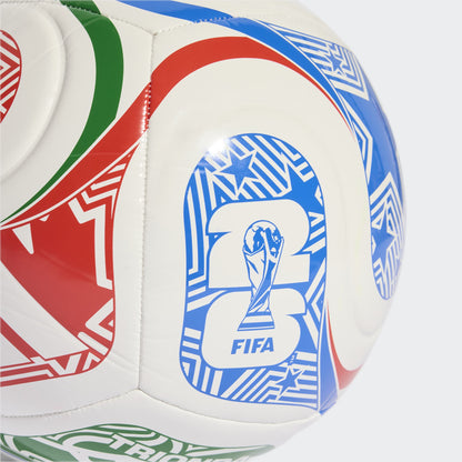 adidas FIFA World Cup 26™ Trionda Club Ball | White / Royal Blue / Solar Blue / Power Red
