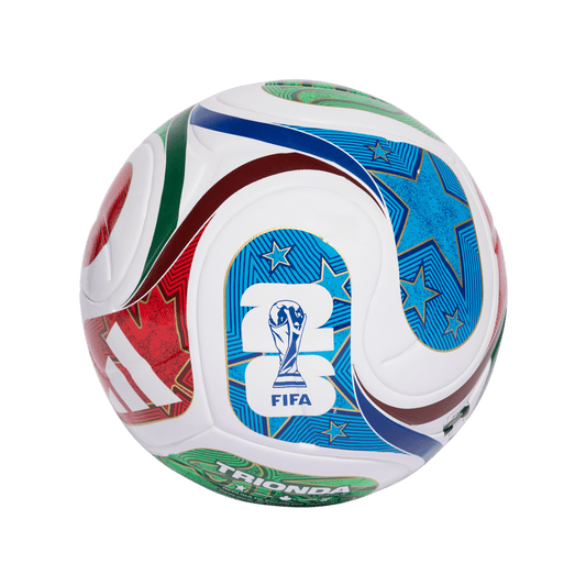 adidas FIFA World Cup 26™ Trionda League Ball | White / Royal Blue / Solar Blue / Power Red