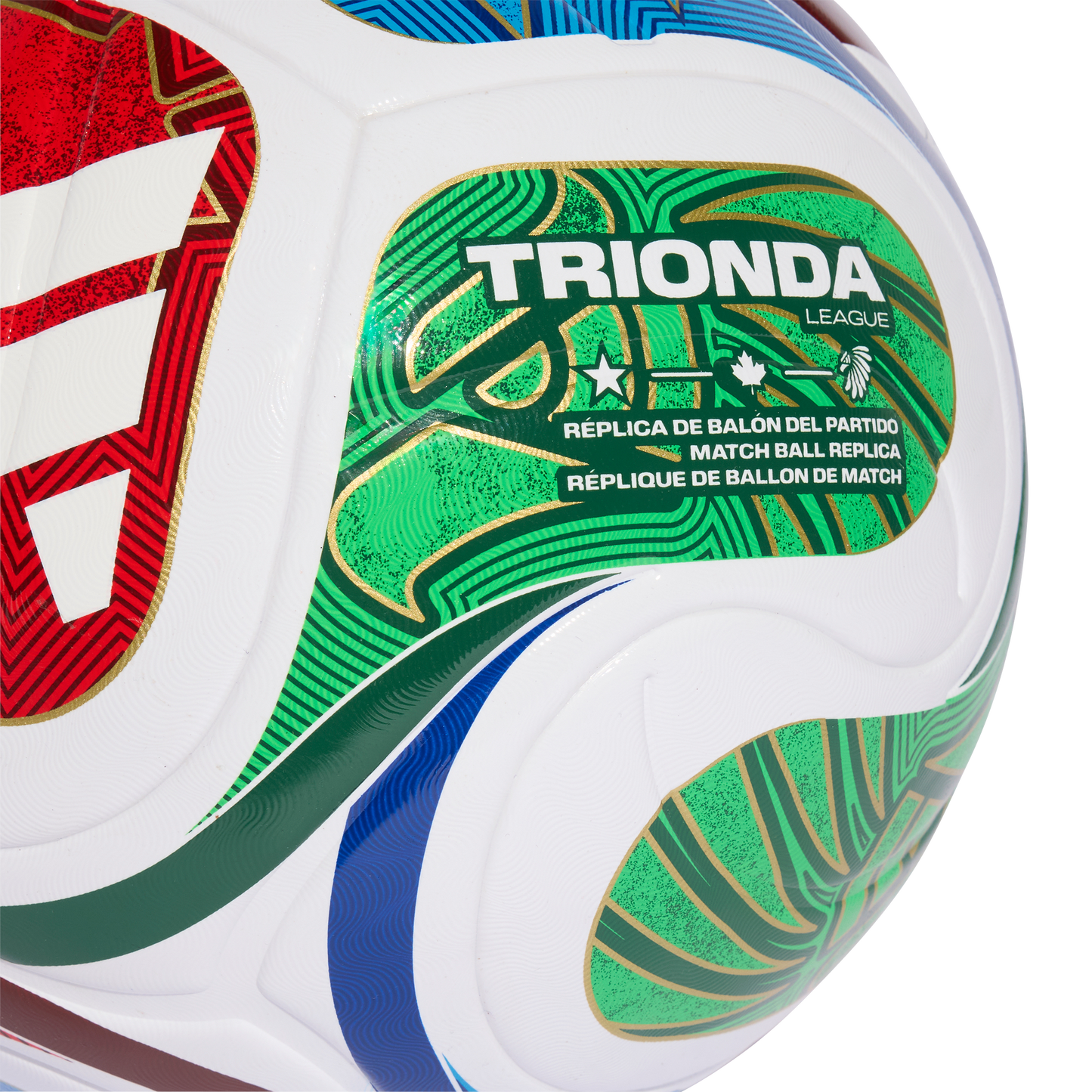 adidas FIFA World Cup 26™ Trionda League Ball | White / Royal Blue / Solar Blue / Power Red