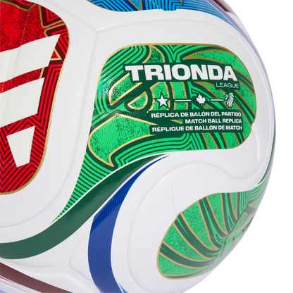 adidas FIFA World Cup 26™ Trionda League Ball | White / Royal Blue / Solar Blue / Power Red