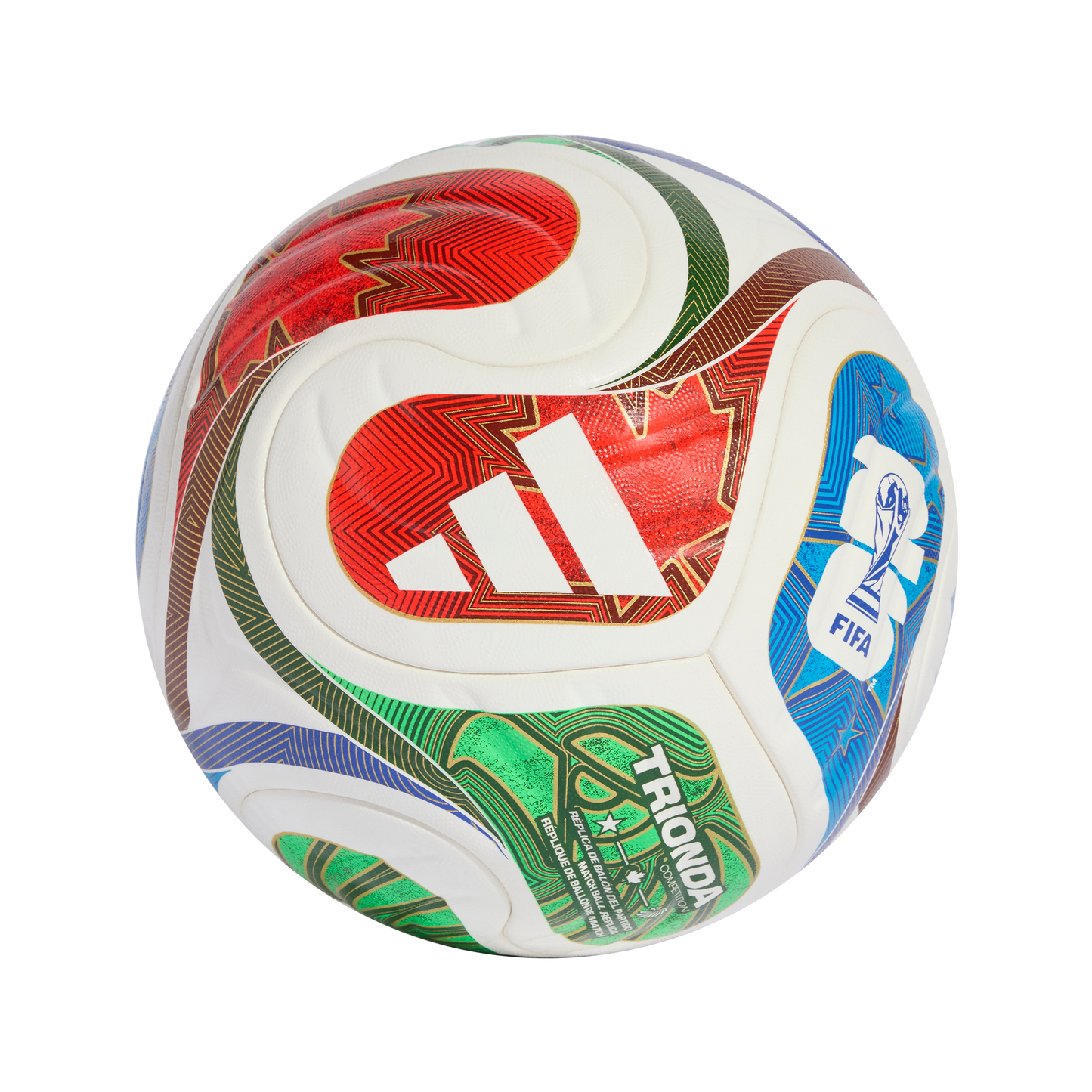 adidas FIFA World Cup 26™ Trionda Competition Ball | White / Royal Blue / Solar Blue / Power Red