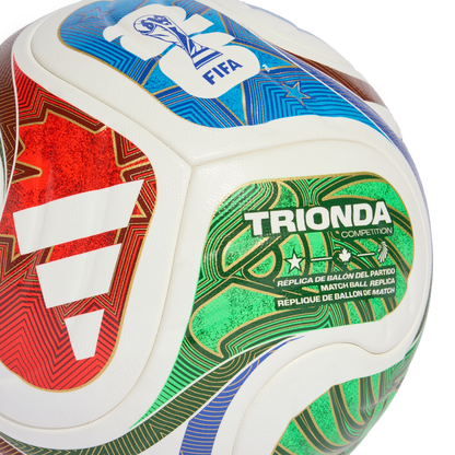 adidas FIFA World Cup 26™ Trionda Competition Ball | White / Royal Blue / Solar Blue / Power Red