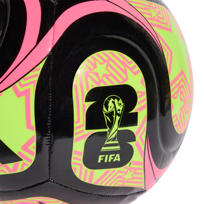 adidas FIFA World Cup 26™ Trionda Club Ball | Black / Lucid Lemon / Lucid Pink