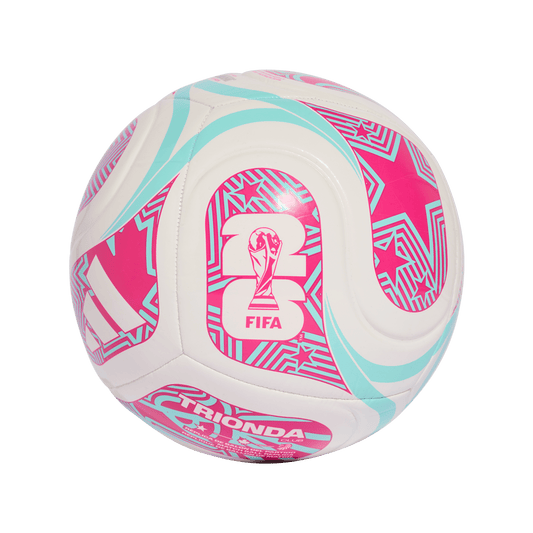 adidas FIFA World Cup 26™ Trionda Club Ball | White / Flash Aqua / Shock Pink