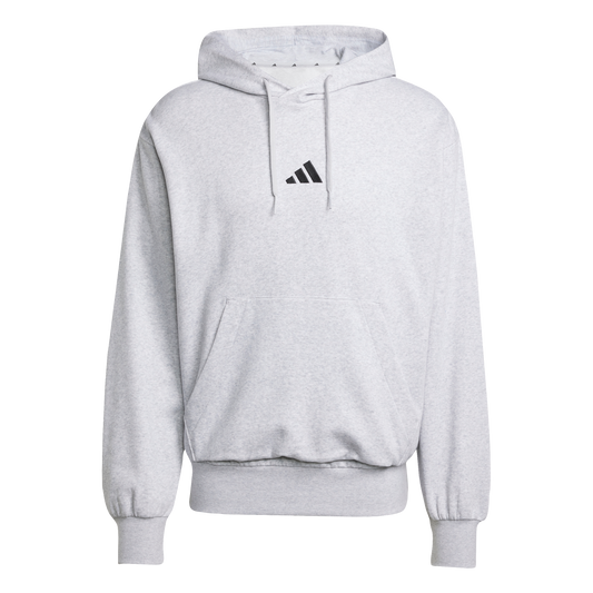 adidas Feelcozy Fleece Hoodie | Light Grey | Men's