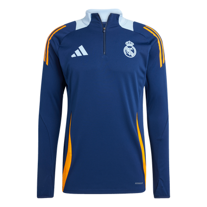 adidas Real Madrid 24/25 Training Top | Team Navy Blue / Crew Orange / Glow Blue | Men's