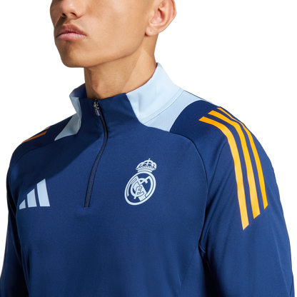 adidas Real Madrid 24/25 Training Top | Team Navy Blue / Crew Orange / Glow Blue | Men's