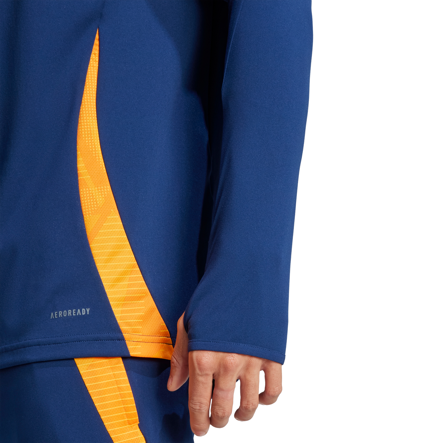 adidas Real Madrid 24/25 Training Top | Team Navy Blue / Crew Orange / Glow Blue | Men's