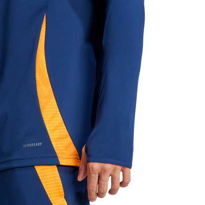 adidas Real Madrid 24/25 Training Top | Team Navy Blue / Crew Orange / Glow Blue | Men's