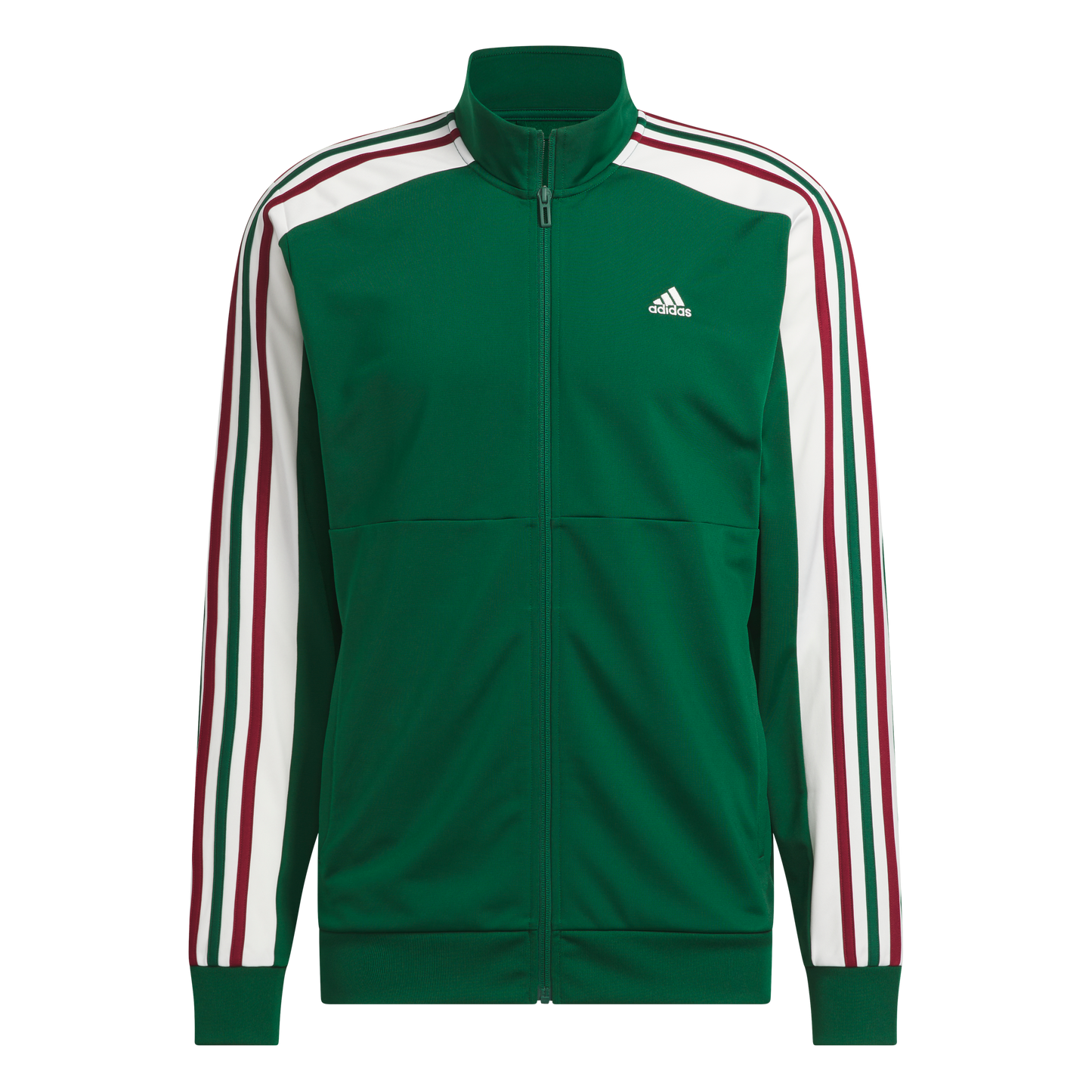 adidas Men's Nations Track Top | Dark Green / White / Burgundy | Men's