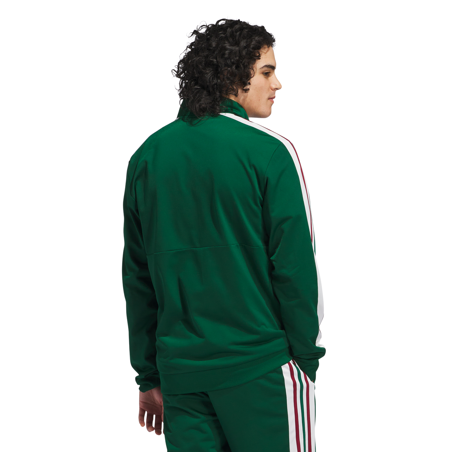 adidas Men's Nations Track Top | Dark Green / White / Burgundy | Men's