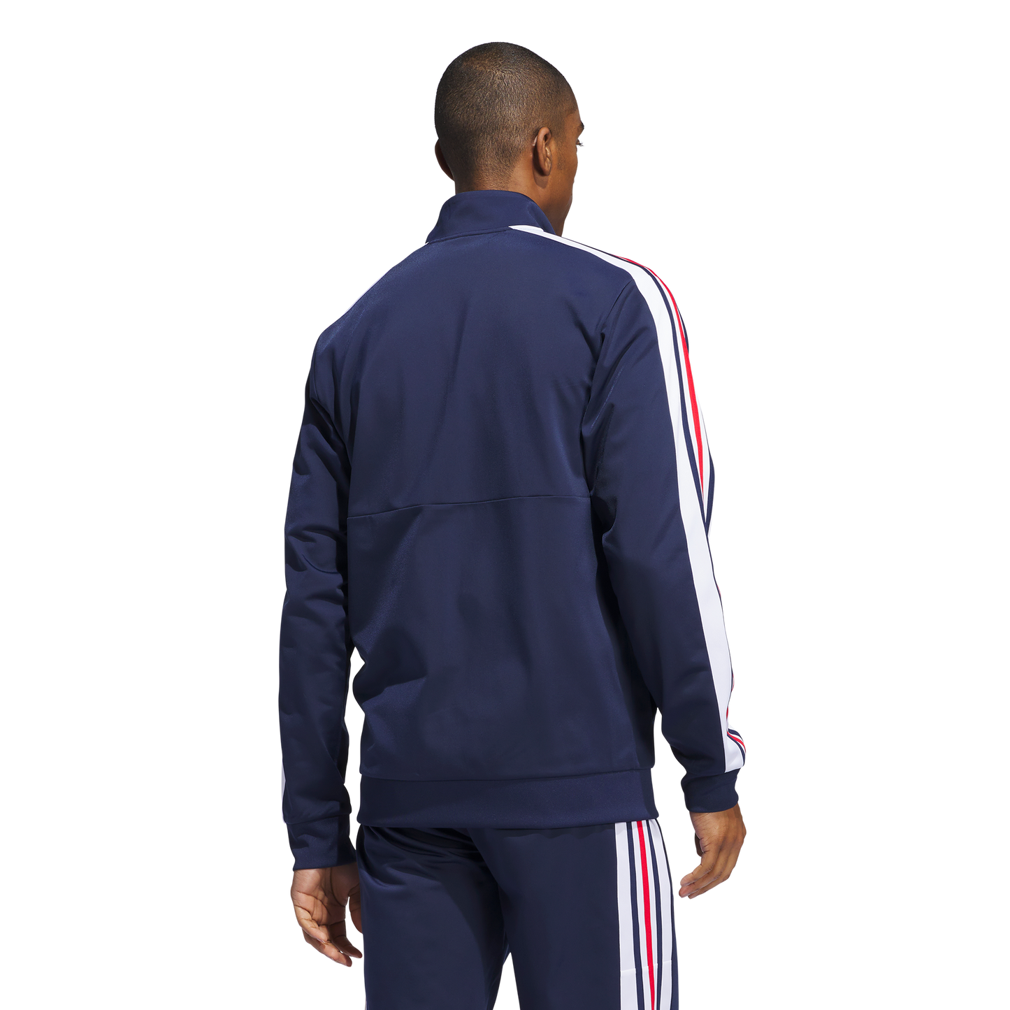 adidas Men's Nations Track Top | Navy Blue / White / Red | Men's