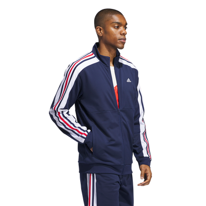 adidas Men's Nations Track Top | Navy Blue / White / Red | Men's