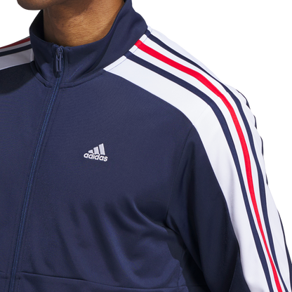 adidas Men's Nations Track Top | Navy Blue / White / Red | Men's