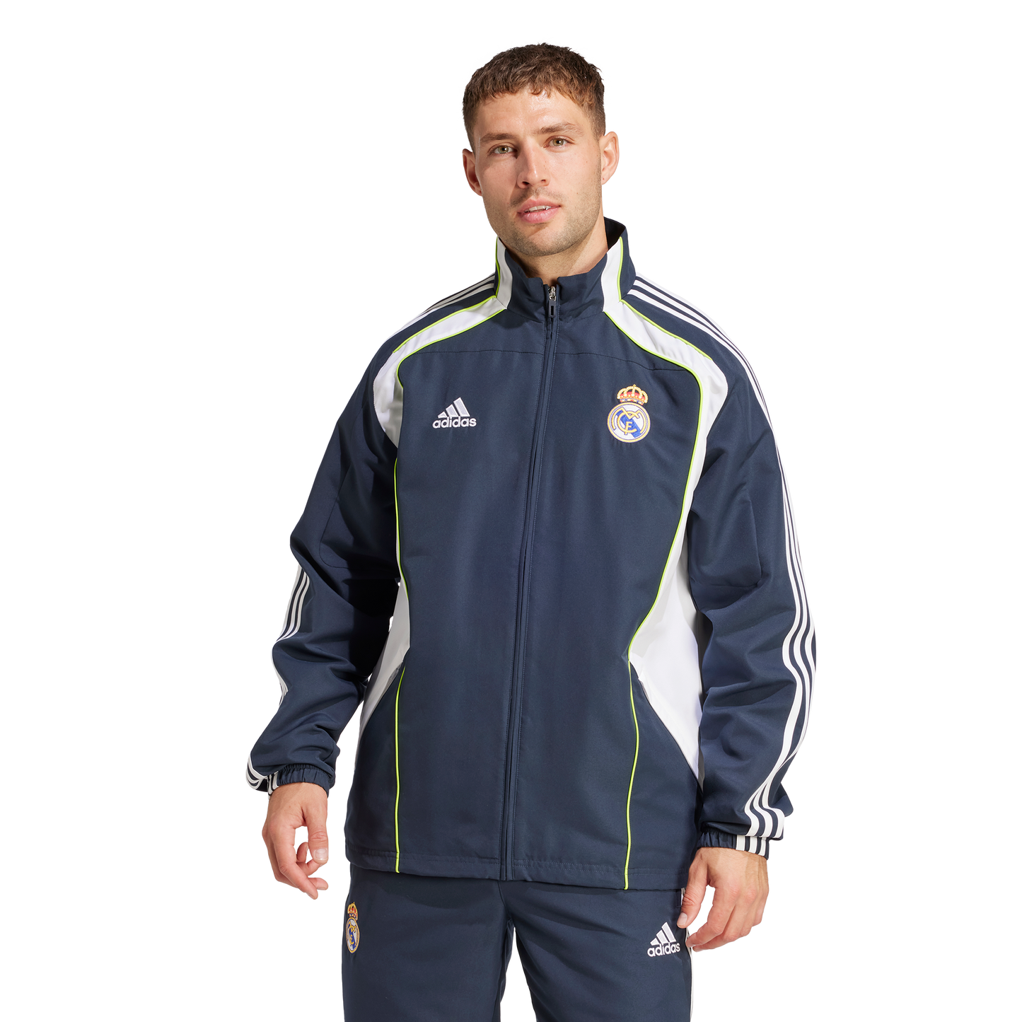 adidas Real Madrid UBP Track Top | Night Navy / White | Men's