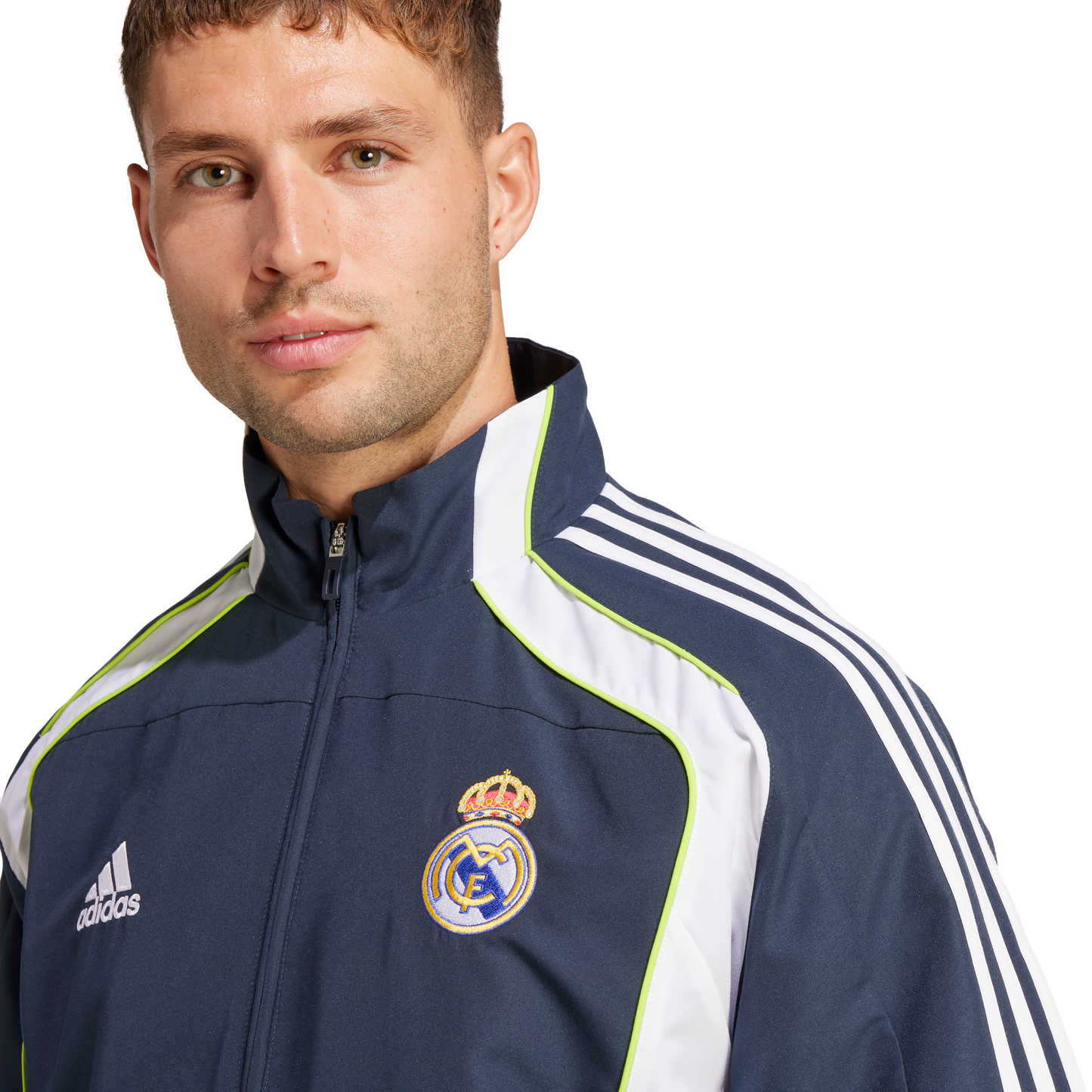 adidas Real Madrid UBP Track Top | Night Navy / White | Men's