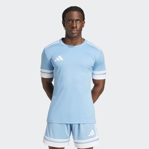 adidas SQUADRA 25 Soccer Jersey | Light Blue | Men's
