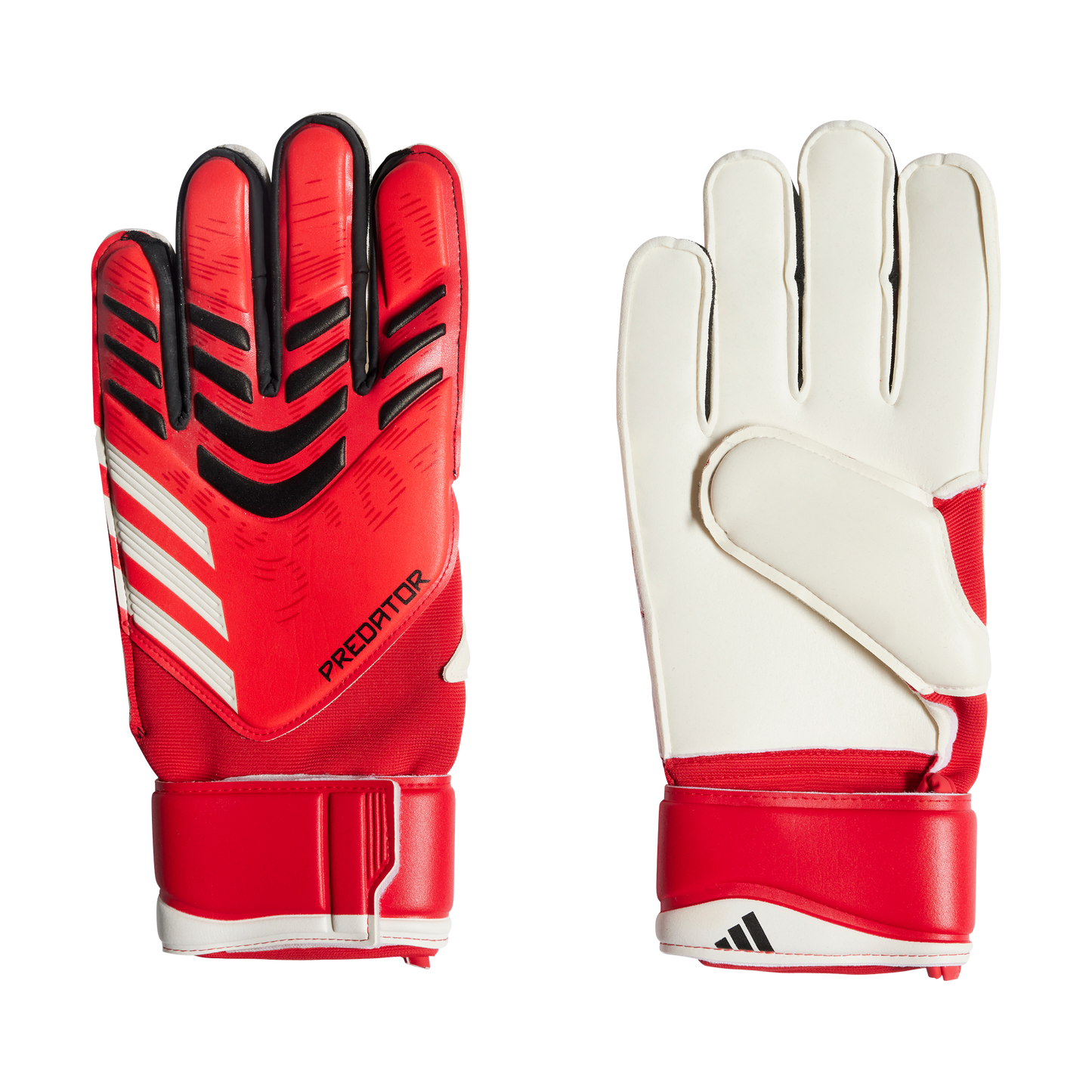adidas Predator Training Soccer Goalkeeper Gloves | Pure Ruby / Lucid Red / Black | Men's