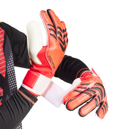 adidas Predator Training Soccer Goalkeeper Gloves | Pure Ruby / Lucid Red / Black | Men's