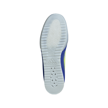 adidas F50 Messi Freestyle Indoor Soccer Shoes | Silver Metallic / Solar Yellow | Men's