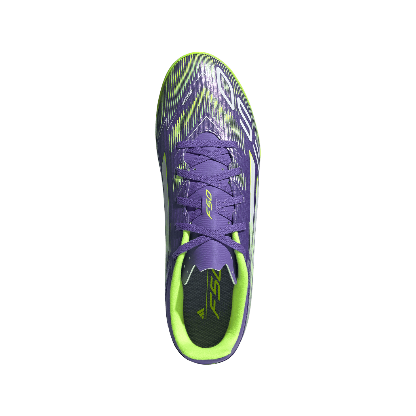 adidas F50 CLUB Artificial Turf Soccer Shoes | Purple Rush / Cloud White / Lucid Lemon | Men's