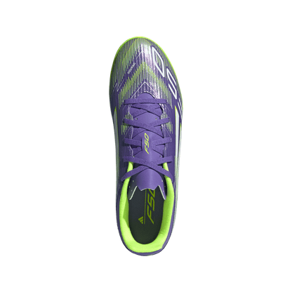 adidas F50 CLUB Artificial Turf Soccer Shoes | Purple Rush / Cloud White / Lucid Lemon | Men's
