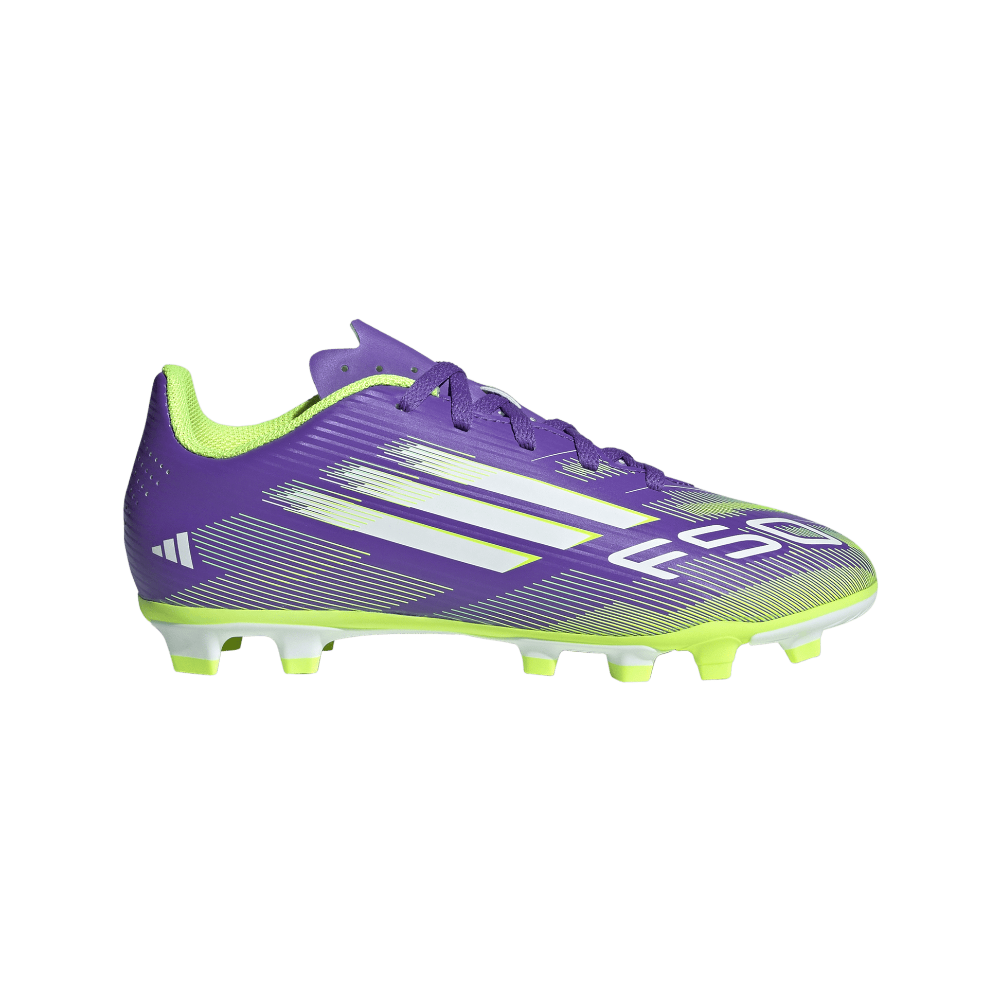 adidas F50 CLUB Firm/Multi-Ground Soccer Cleats | Purple adidas F50 CLUB Firm/Multi-Ground Soccer Cleats | Purple