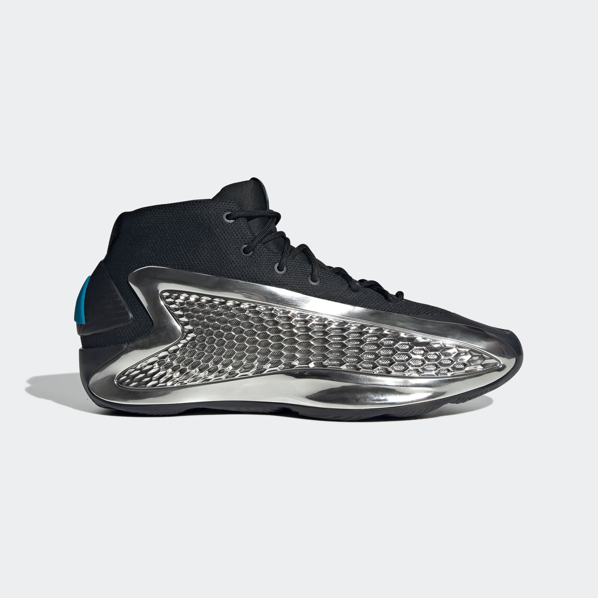 adidas Anthony Edwards 1 Mid - Men`s JI0424 Silver/Black Size 10.5 adidas Anthony Edwards 1 Mid - Men`s JI0424 Silver/Black Size 10.5