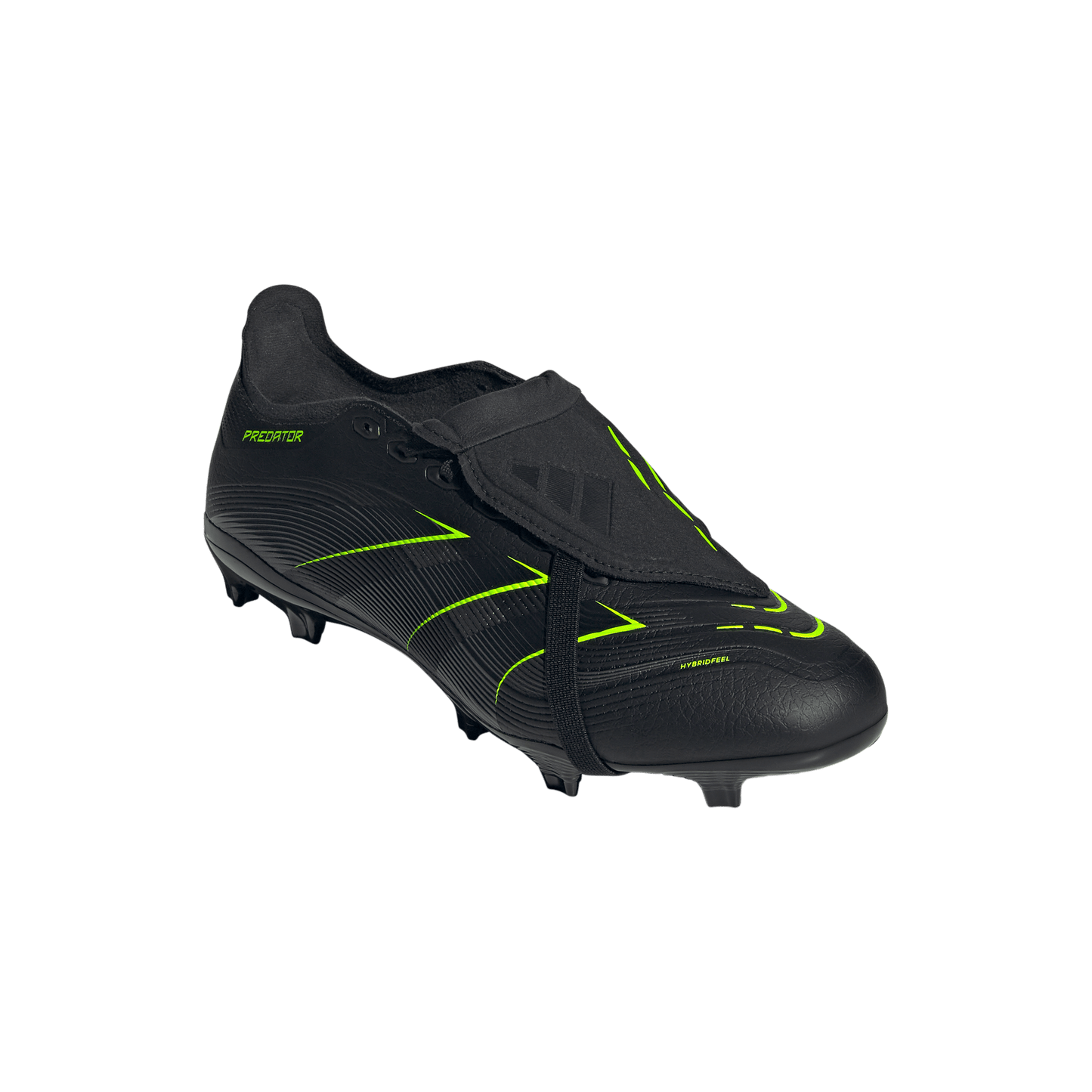 adidas Predator League Firm Ground Soccer Cleats | Core Black / Carbon / Lucid Lemon | Men's