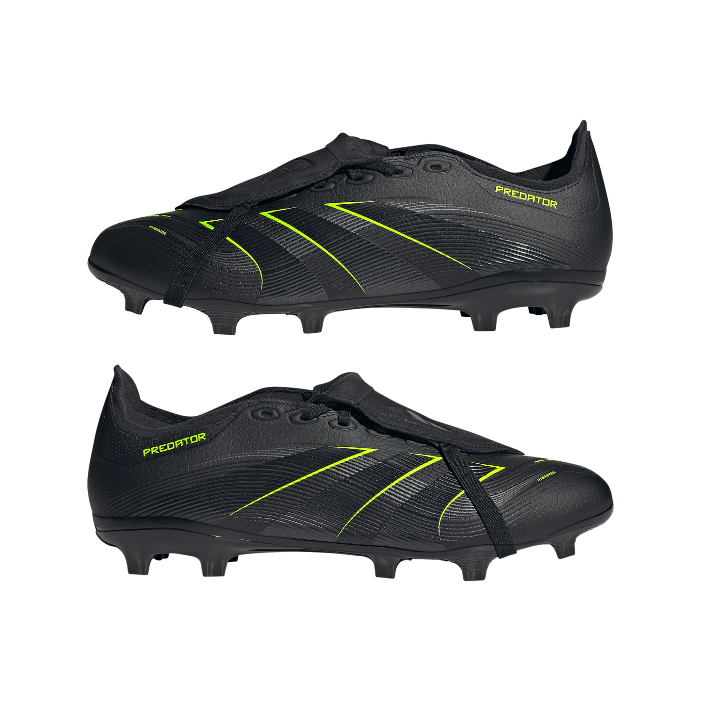adidas Predator League Firm Ground Soccer Cleats | Core Black / Carbon / Lucid Lemon | Men's