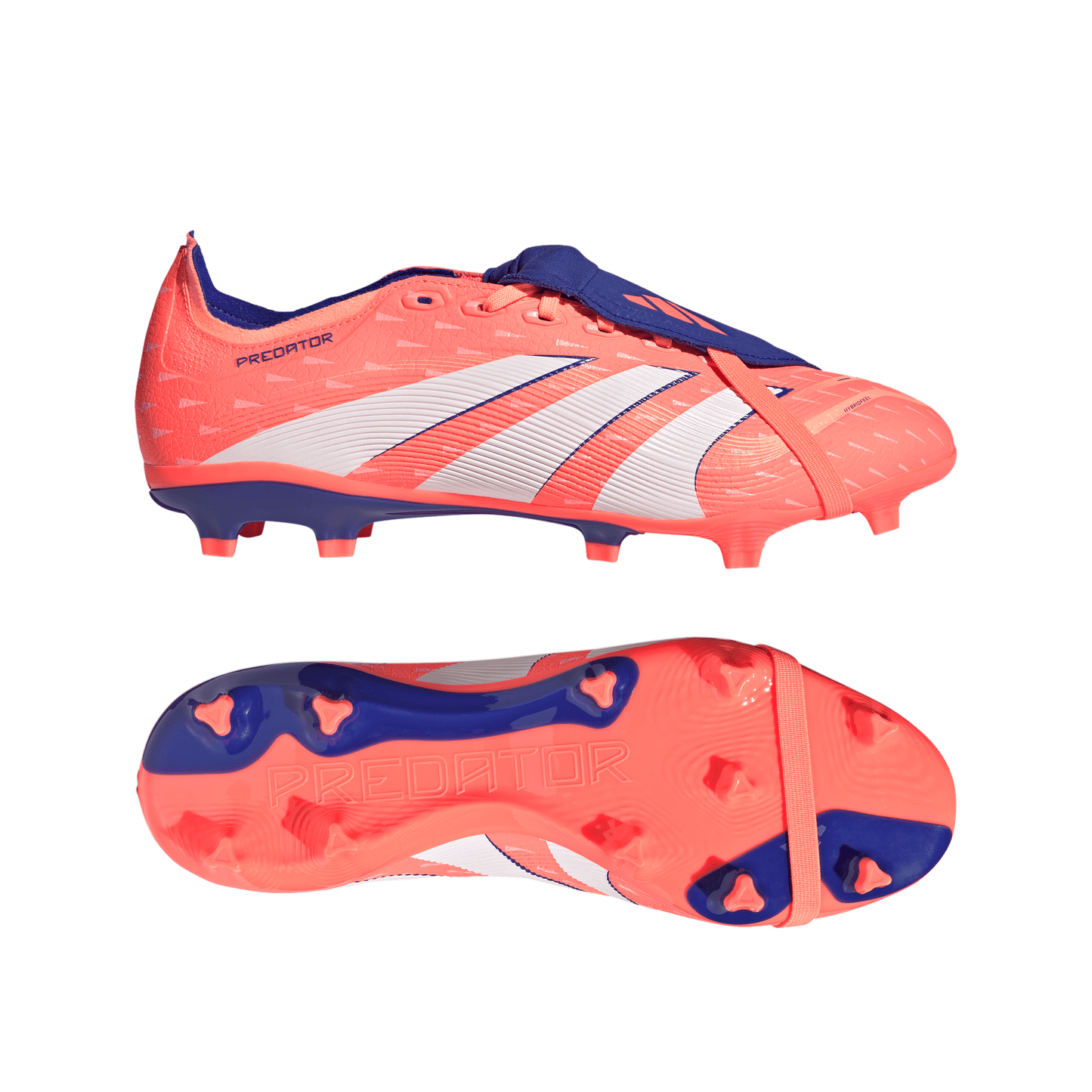adidas Predator League Firm Ground Soccer Cleats | Orange / White / Purple Shade | Men's