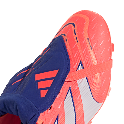 adidas Predator League Firm Ground Soccer Cleats | Orange / White / Purple Shade | Men's