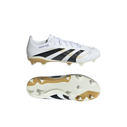adidas Predator League Firm/Multi-Ground Cleats | Lucid Red / Core Black / Cloud White | Kids