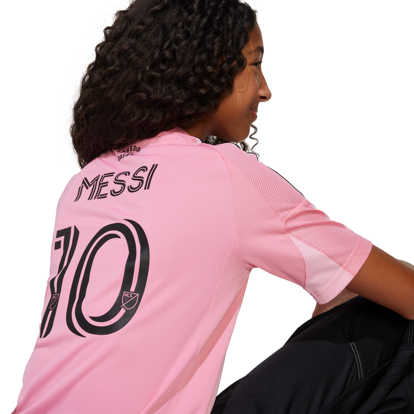adidas Inter Miami CF 25/26 Messi Home Jersey | Pink | Kid's